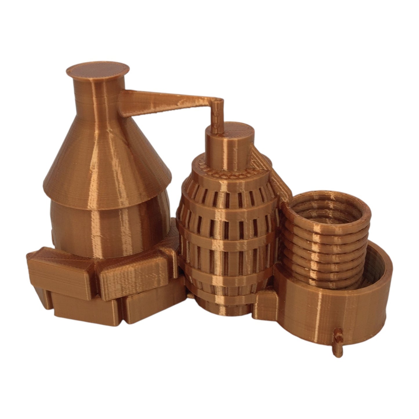 Moonshine Still -00 Scale 1:76 Model - Metallic Copper - 18 Sizes Available