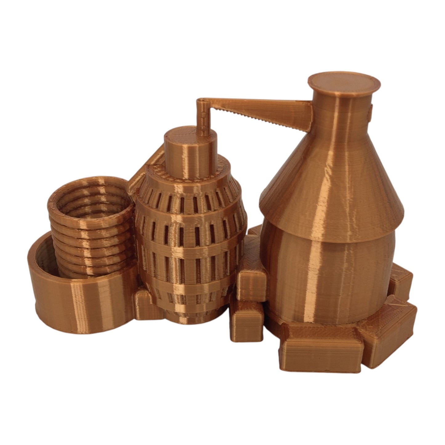 Moonshine Still -00 Scale 1:76 Model - Metallic Copper - 18 Sizes Available