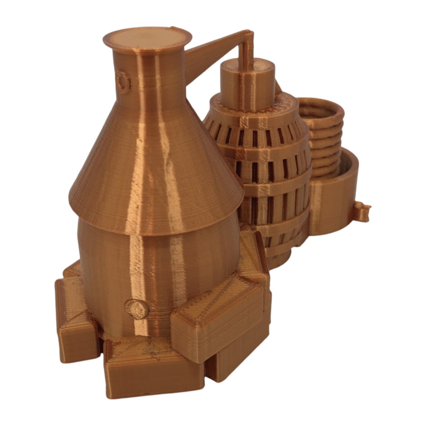 Moonshine Still -00 Scale 1:76 Model - Metallic Copper - 18 Sizes Available