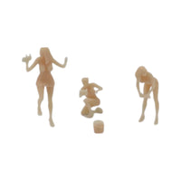 Sexy Ready to Paint Scale Model of Bikini Carwash Girls by Model Scenery World