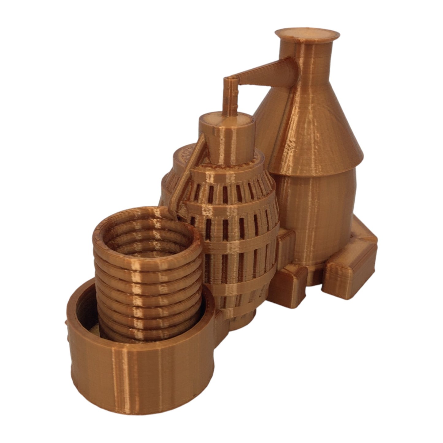 Moonshine Still -00 Scale 1:76 Model - Metallic Copper - 18 Sizes Available