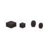 Scale Models of Large Barrels & Crates by Model Scenery World in a Row