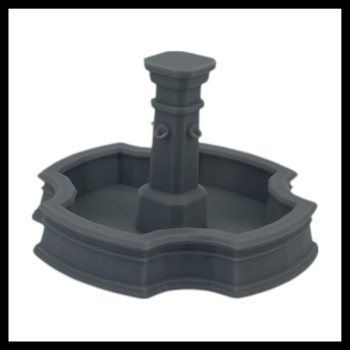 Scale Model of Town Square Fountain by Model Scenery World