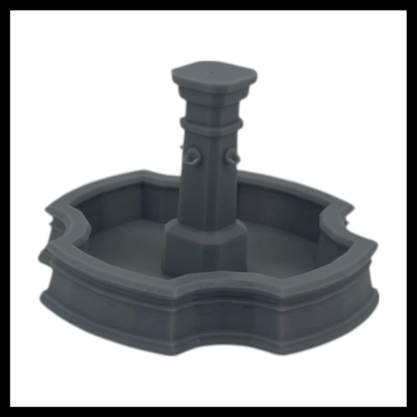 Scale Model of Town Square Fountain by Model Scenery World
