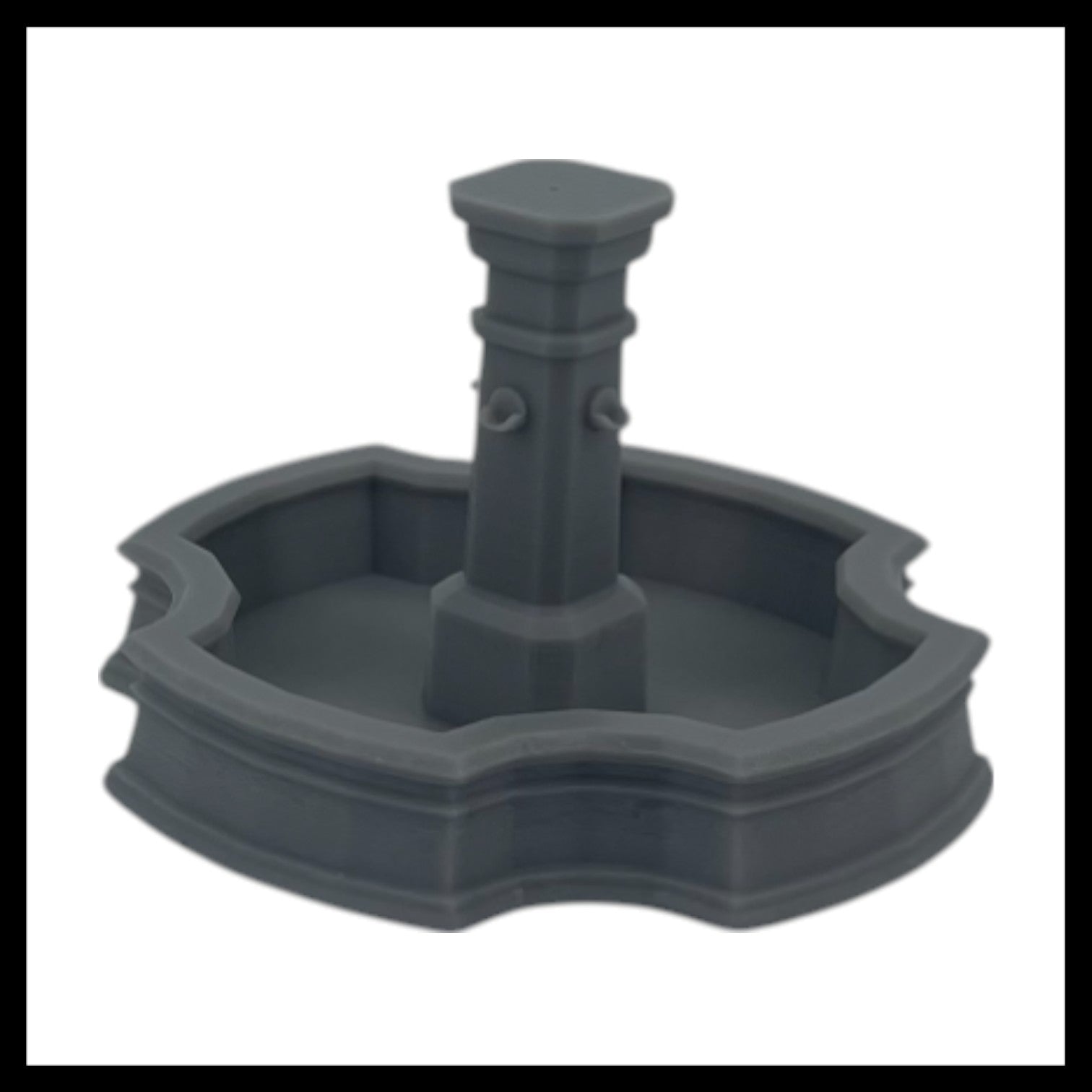 Scale Model of Town Square Fountain by Model Scenery World