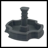 Scale Model of Town Square Fountain by Model Scenery World