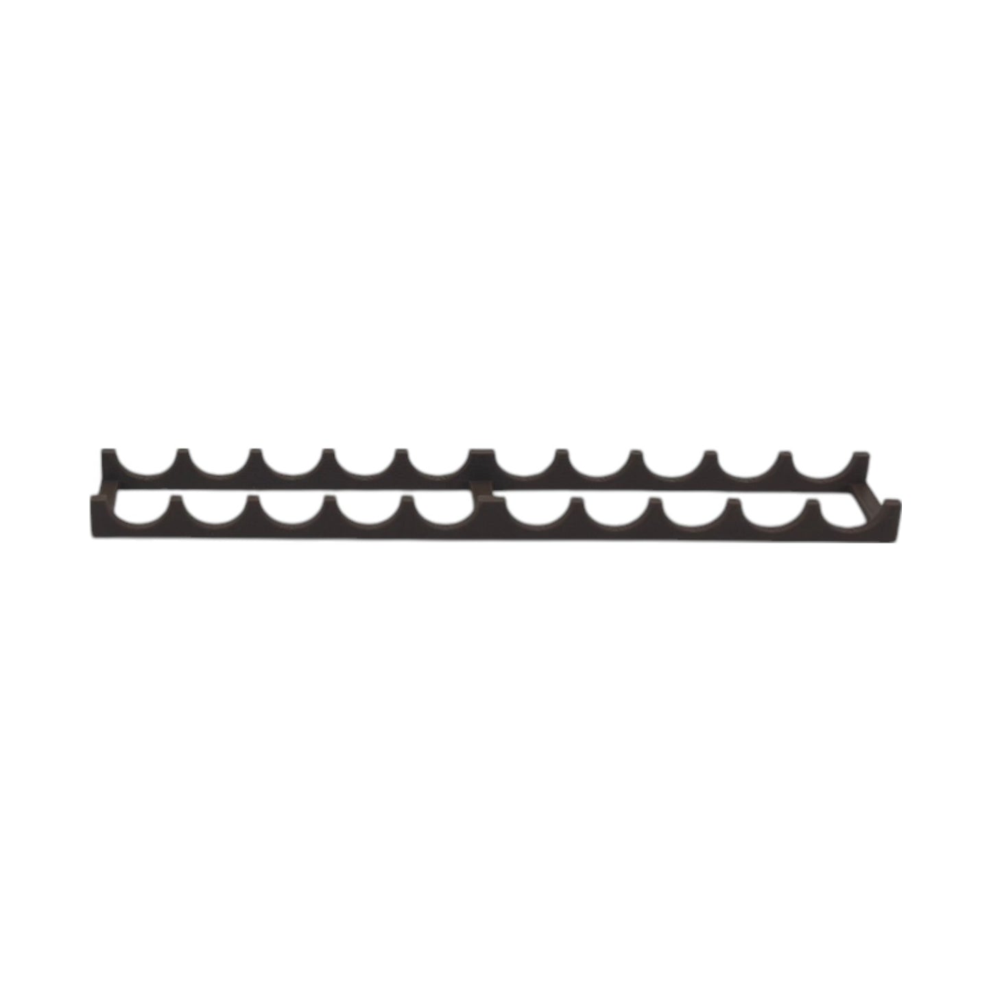 Scale Wheel Rack for Flatcar Load by Model Scenery World - Brown - side view