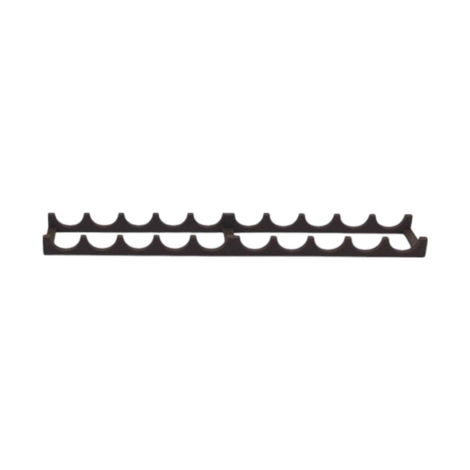 Scale Wheel Rack for Flatcar Load by Model Scenery World - Brown - side view