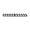 Scale Wheel Rack for Flatcar Load by Model Scenery World - Brown - side view