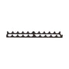 Scale Wheel Rack for Flatcar Load by Model Scenery World - Brown - side view