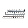 Scale Model of 3 Wheel Rack in Gray, Brown, and Black by Model Scenery World - Side View