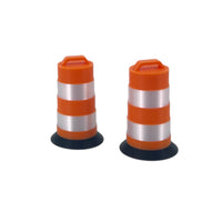 Scale Model of Reflective Traffic Barrel/Drum by Model Scenery World
