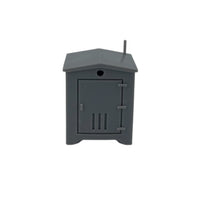Front View of a Scale Model of a Trackside Signal Box by Model Scenery World