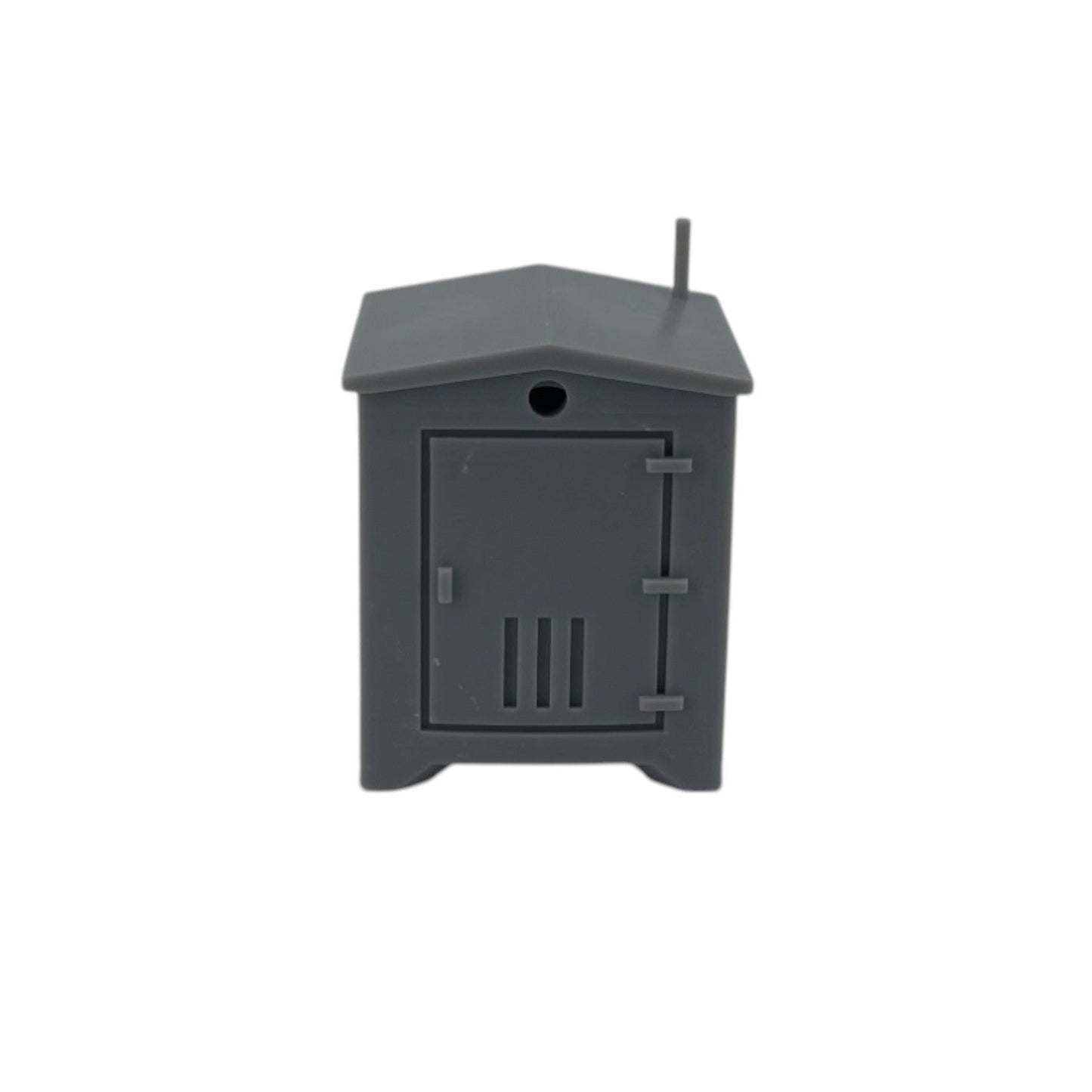 Front View of a Scale Model of a Trackside Signal Box by Model Scenery World