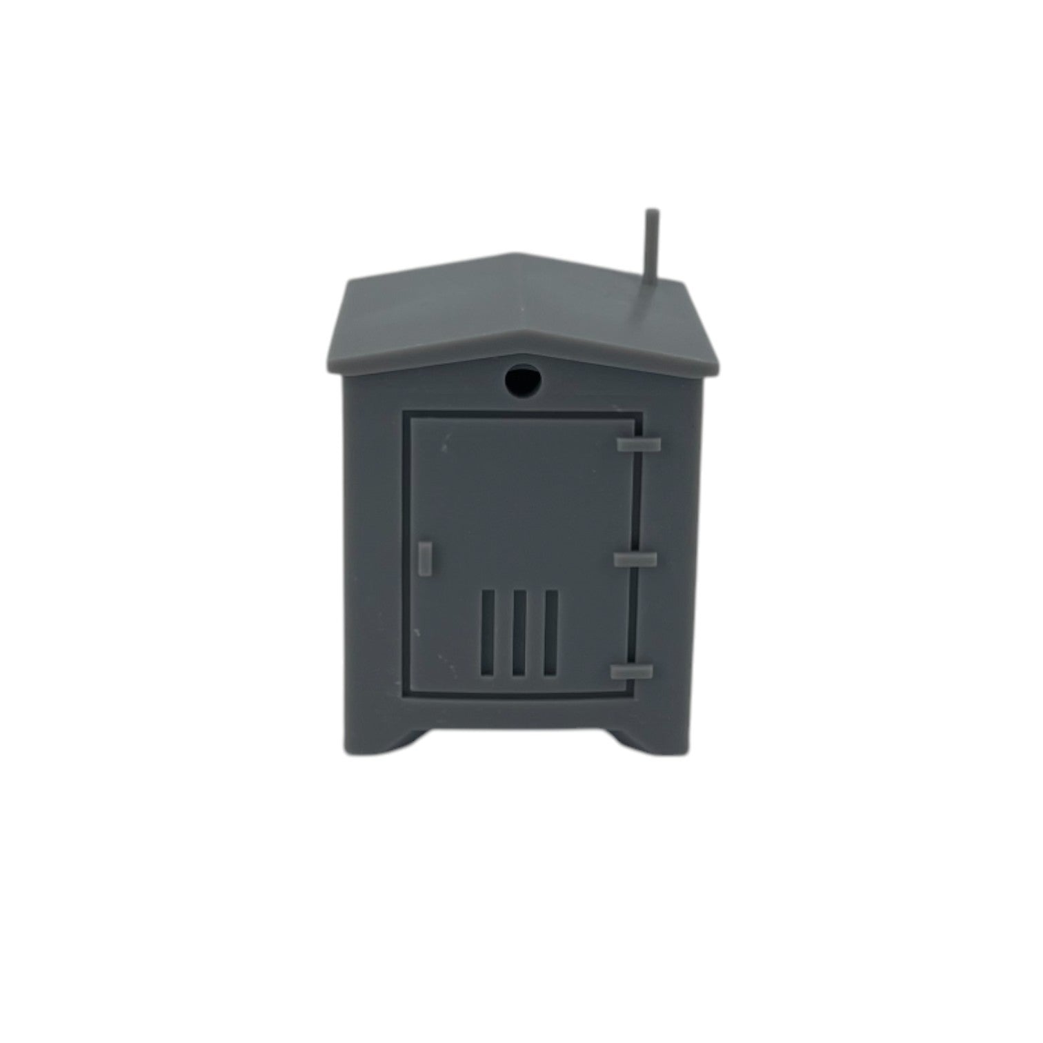 Front View of a Scale Model of a Trackside Signal Box by Model Scenery World