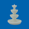 Front View - Scale Model of a 4 Tier Fountain by Model Scenery World
