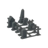 Scale Model - Graveyard Set (12pcs) Resin - by Model Scenery World 
