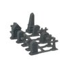 Scale Model - Graveyard Set (12pcs) Resin - by Model Scenery World 