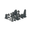 Scale Model - Graveyard Set (12pcs) Resin - by Model Scenery World 