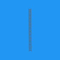 Scale Model of Extension Ladder by Model Scenery World