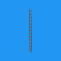Scale Model of Extension Ladder by Model Scenery World