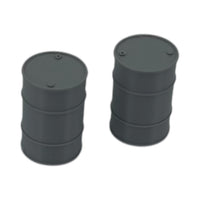 55 Gallon Drum/Barrel (15pc) - N Scale - Gray