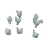 Scale Model of Chickens - Roosters and Hens by Model Scenery World