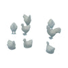 Scale Model of Chickens - Roosters and Hens by Model Scenery World