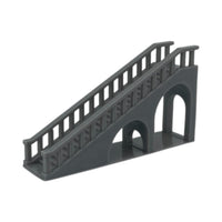 Side View - Scale Model of Outdoor Stairs / Escalator by Model Scenery World