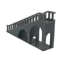 Back View - Scale Model of Outdoor Stairs / Escalator by Model Scenery World
