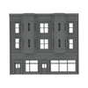 Front View - Scale Model of Backdrop Building BG #1 by Model Scenery 