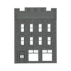 Front View - Scale Model of Backdrop Building BG #4 by Model Scenery 