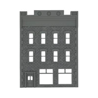 Front View - Scale Model of Backdrop Building BG #4 by Model Scenery 