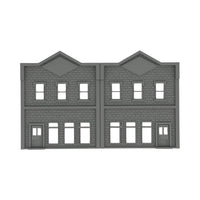 Front View - Scale Model of Backdrop Building BG #5 by Model Scenery 