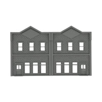 Front View - Scale Model of Backdrop Building BG #5 by Model Scenery 