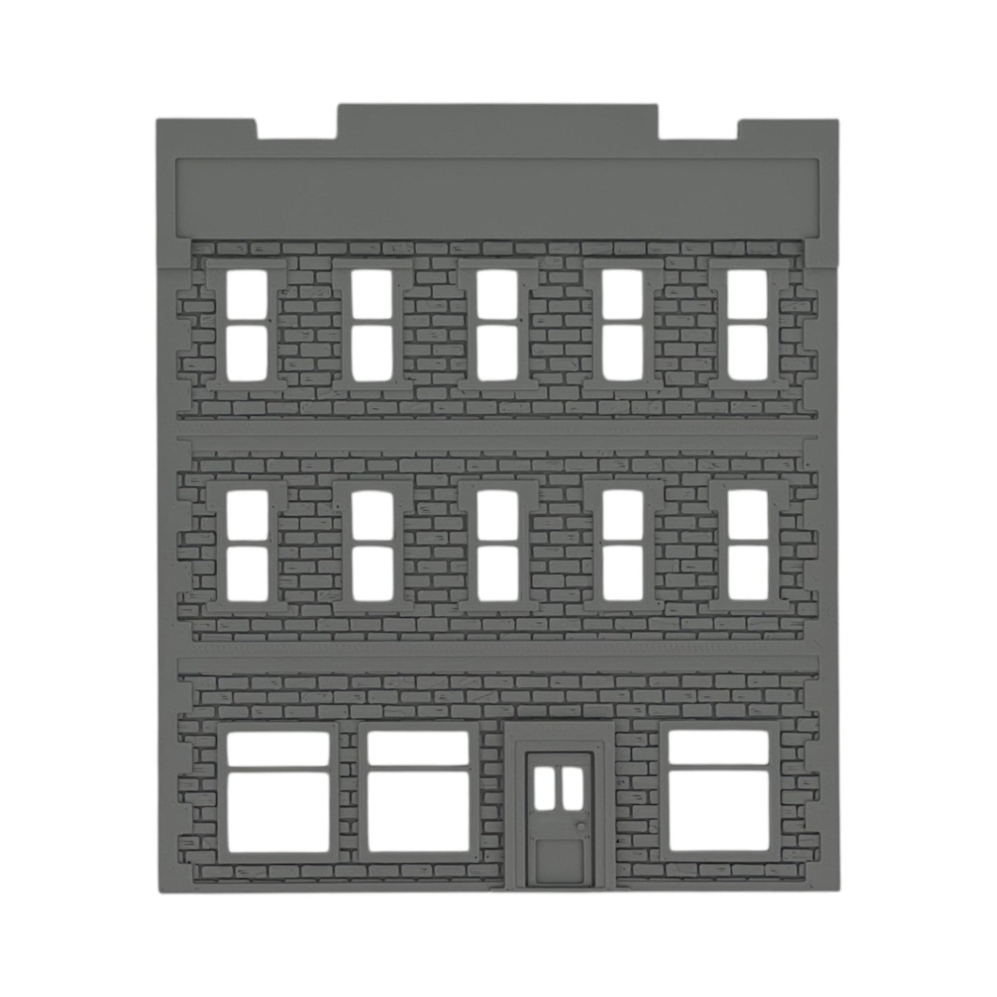Front View - Scale Model of Backdrop Building BG #7 by Model Scenery 