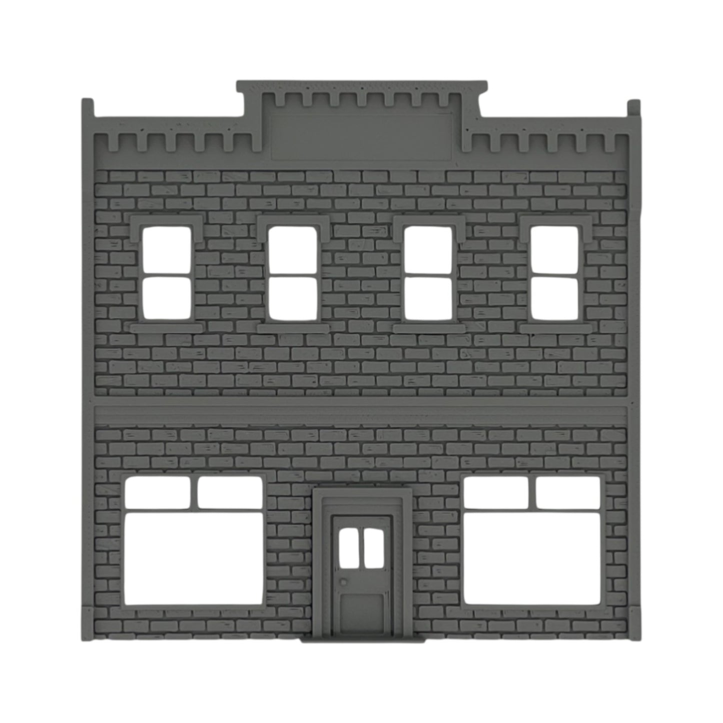 Front View - Scale Model of Backdrop Building BG #8 by Model Scenery World