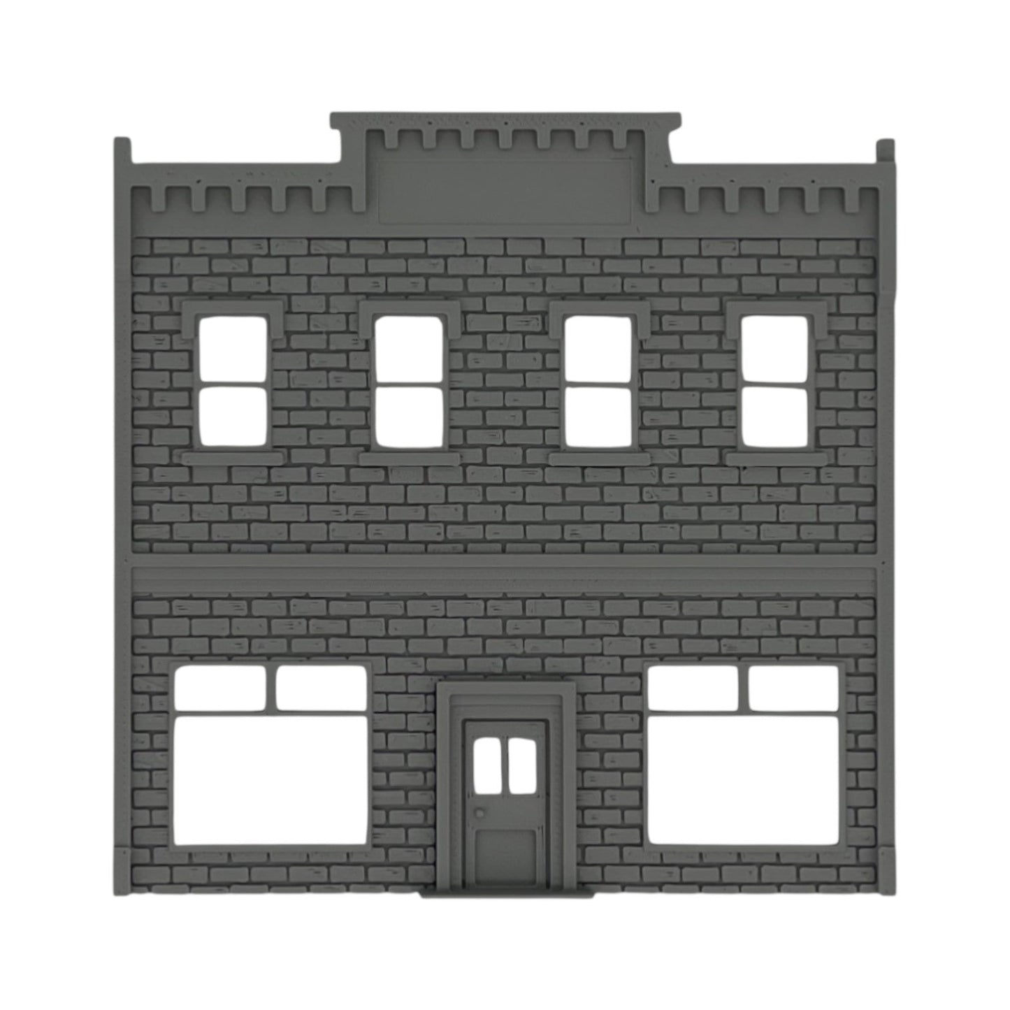 Front View - Scale Model of Backdrop Building BG #8 by Model Scenery World