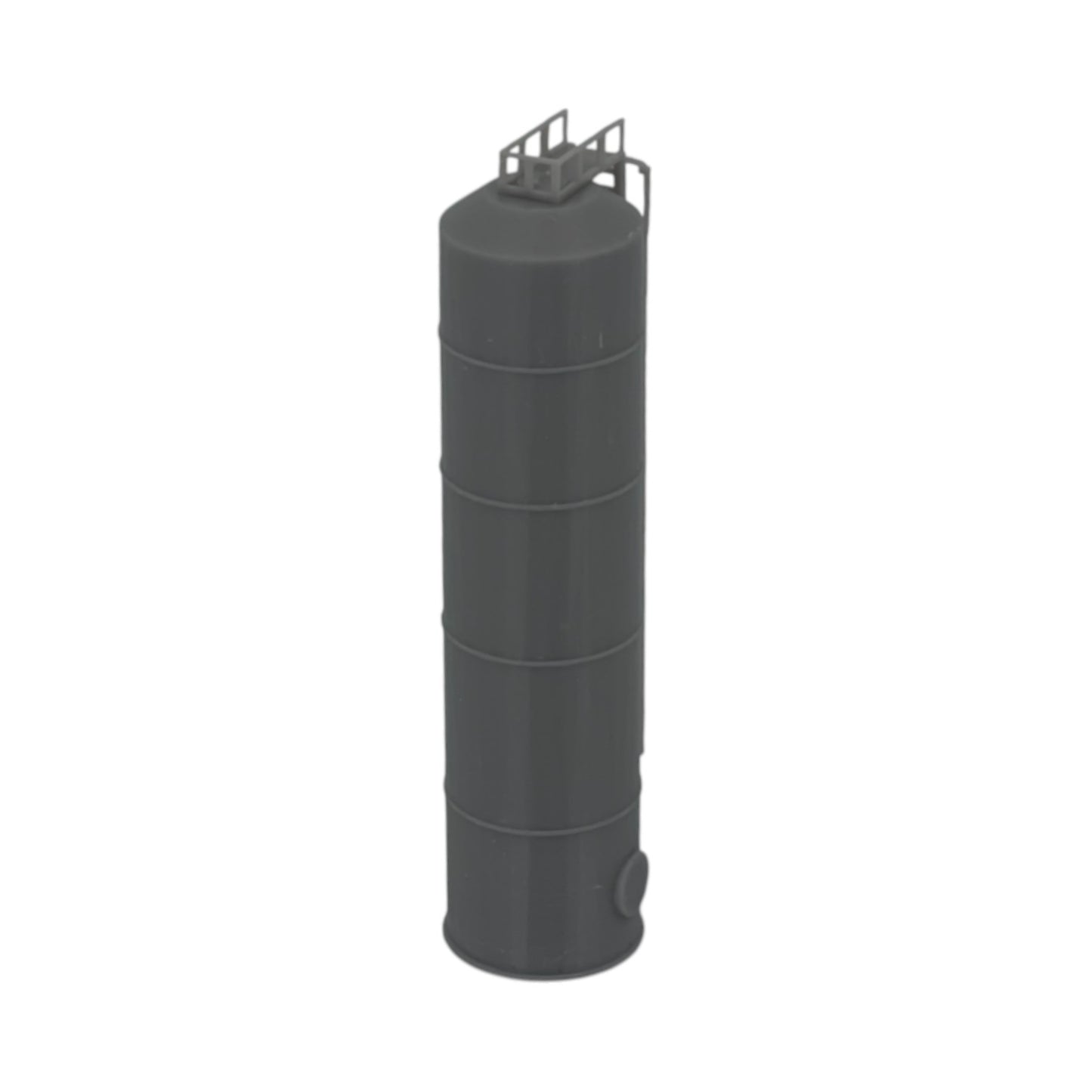 Side View - Scale Model of Industrial Silo by Model Scenery World 