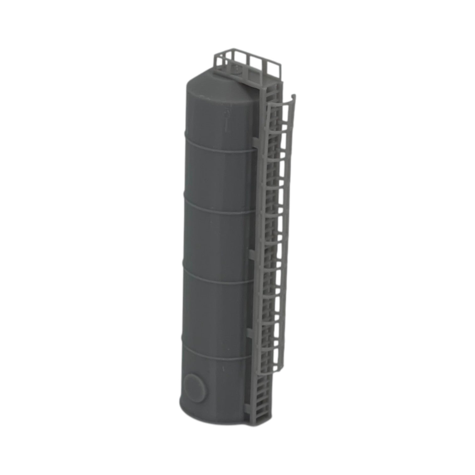 Front Side View - Scale Model of Industrial Silo by Model Scenery World 