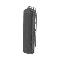 Front Side View - Scale Model of Industrial Silo by Model Scenery World 