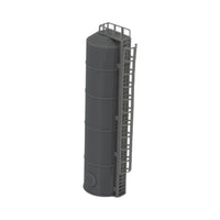 Front Side View - Scale Model of Industrial Silo by Model Scenery World 