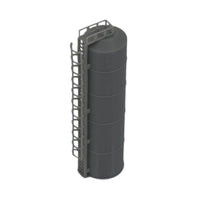 Scale Model of Industrial Silo by Model Scenery World 