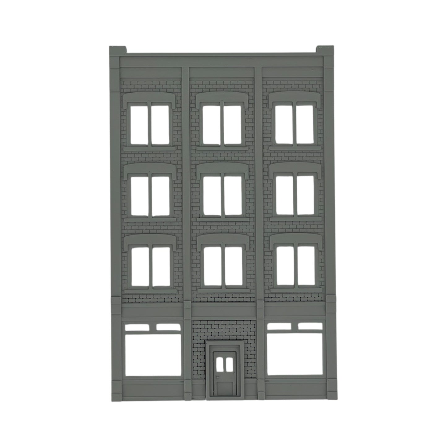Front View - Scale Model of Backdrop Building BG #3 by Model Scenery 