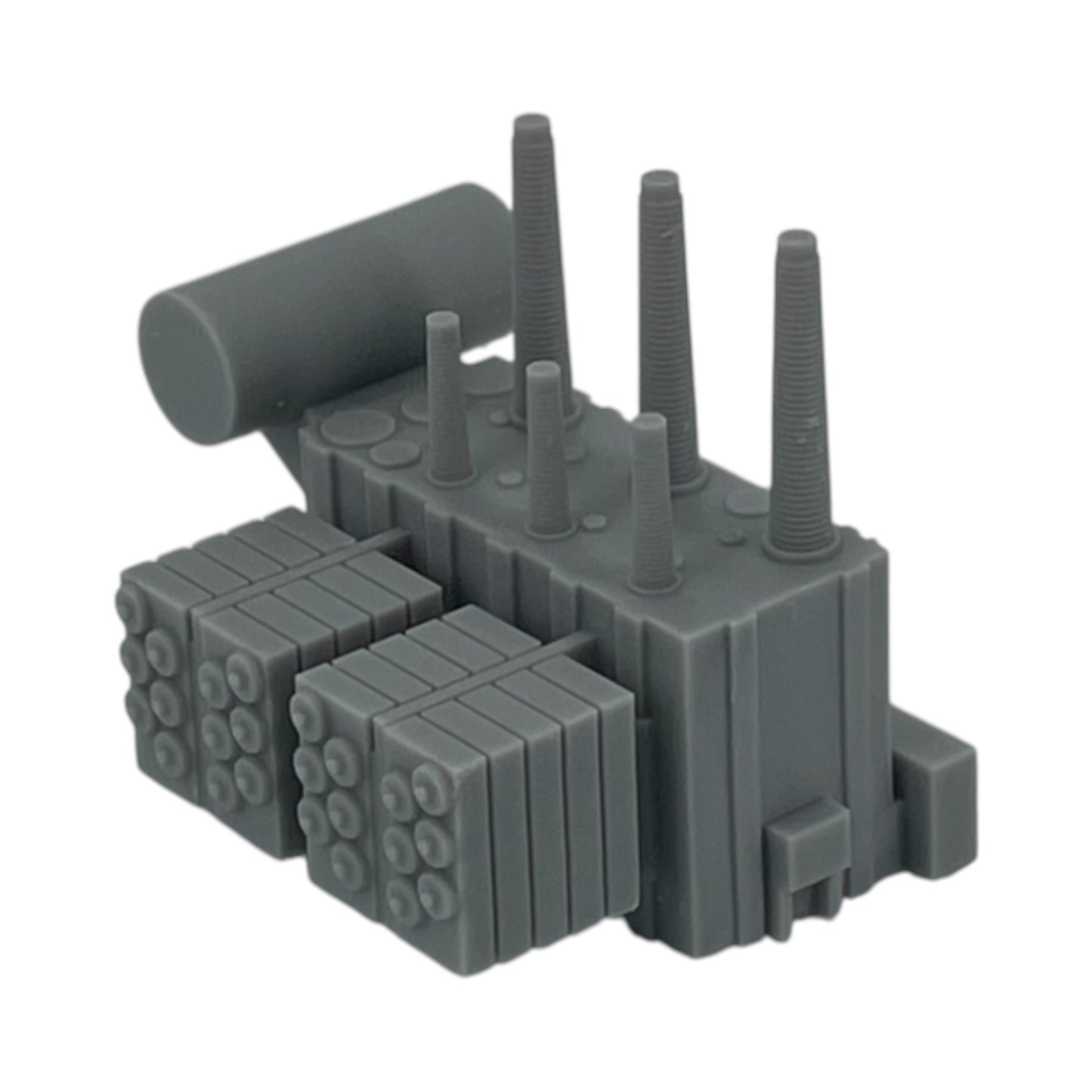 Side View - Scale Model of Electric Transformer by Model Scenery World