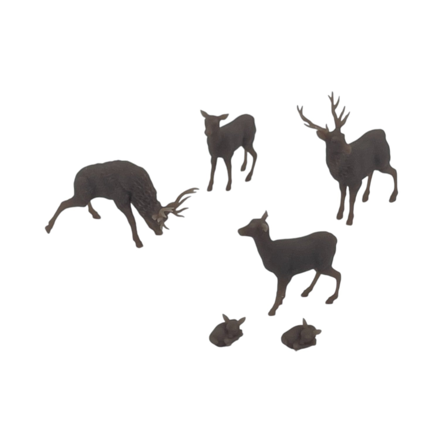 Scale Model of Deer with Fawns by Model Scenery World