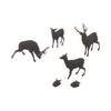 Scale Model of Deer with Fawns by Model Scenery World