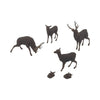 Scale Model of Deer with Fawns by Model Scenery World