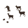 Scale Model of Deer with Fawns by Model Scenery World