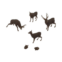 Scale Model of Deer with Fawns by Model Scenery World